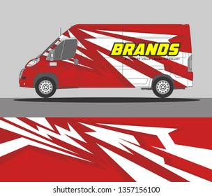 Ready print wrap and decal design. Company van Wrap Design. 