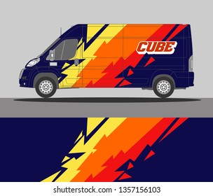 Ready print wrap and decal design. Company van Wrap Design. 