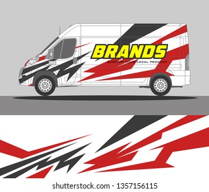 Ready print wrap and decal design. Company van Wrap Design. 