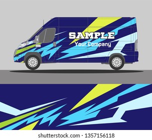 Ready print wrap and decal design. Company van Wrap Design. 