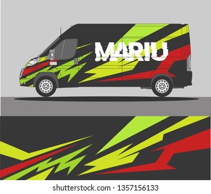 Ready print wrap and decal design. Company van Wrap Design. 
