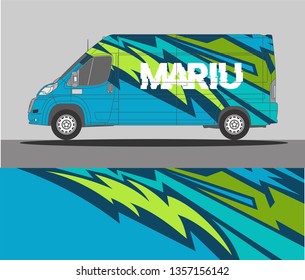 Ready print wrap and decal design. Company van Wrap Design. 