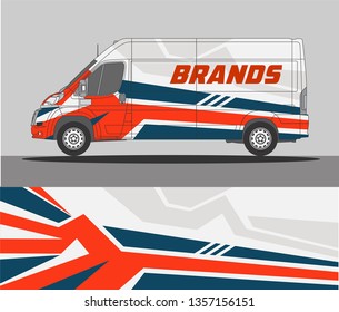 Ready print wrap and decal design. Company van Wrap Design. 