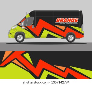 Ready print wrap design for Van. Van Wrap Livery design
