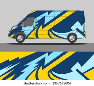 Ready print wrap design for Van. Van Wrap Livery design
