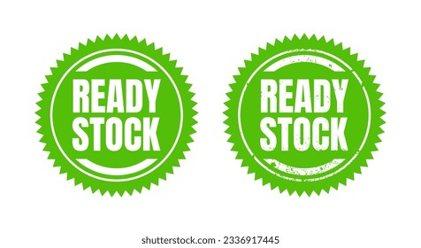 Signo de círculo vectorial de material listo en fondo blanco. Color verde. Ilustración del vector