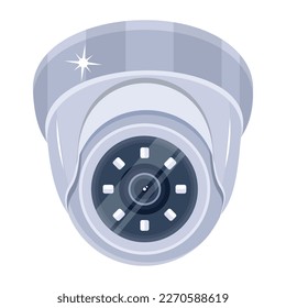 Ready to use 2d icon of cctv camera