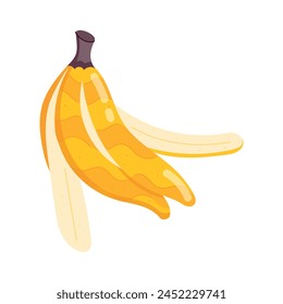 Ready to use flat sticker of plantain peel