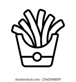 Ready to use icon great for highlighting favorite snacks and sides