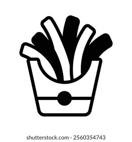 Ready to use icon great for highlighting favorite snacks and sides
