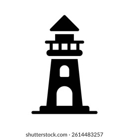 Ready to use icon of lighthouse in modern design style