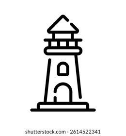 Ready to use icon of lighthouse in modern design style