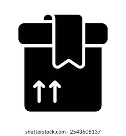 Ready to use icon, for package items securely