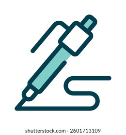 Ready to use icon of writing pen in modern style