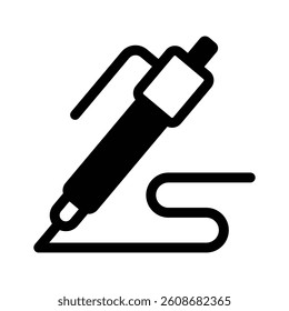Ready to use icon of writing pen in modern style