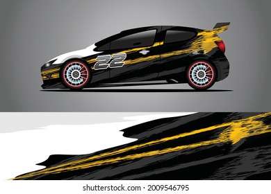 Ready to use print wrap design for Van