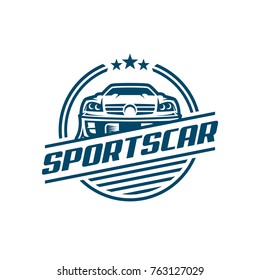 A ready to use template of Sports Car Logo or icon
