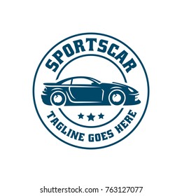 A ready to use template of Sports Car Logo or icon