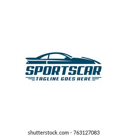 A ready to use template of Sports Car Logo or icon