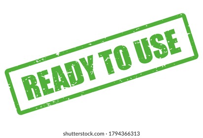 Ready to use vector stamp on white background