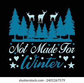 I Am Ready For Winter T-Shirt Design
