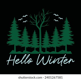 I Am Ready For Winter T-Shirt Design