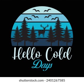 I Am Ready For Winter T-Shirt Design