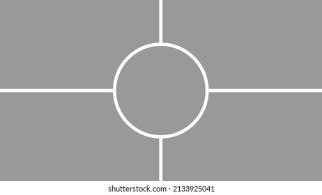 Ready-made composition of vector frames for photo collage.