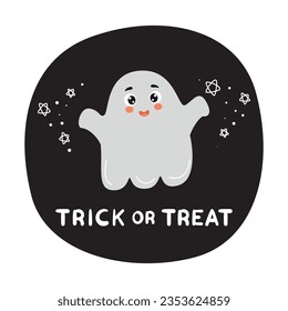 readymade ghost banner, cute spooky illustration,doodle ghost, halloween ghost, cute ghost character, boo