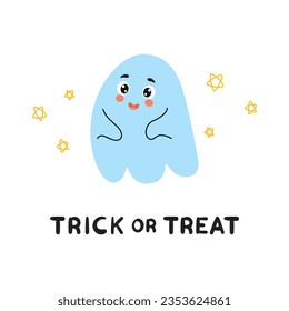 readymade ghost banner, cute spooky illustration,doodle ghost, halloween ghost, cute ghost character, boo
