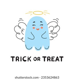 readymade ghost banner, cute spooky illustration,doodle ghost, halloween ghost, cute ghost character, boo