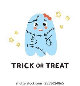 readymade ghost banner, cute spooky illustration,doodle ghost, halloween ghost, cute ghost character, boo