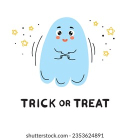 readymade ghost banner, cute spooky illustration,doodle ghost, halloween ghost, cute ghost character, boo