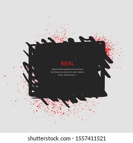 Real abstract modern graphic elements. Dynamical colored forms and line. Gradient abstract banners with flowing liquid shapes. Template for the design of a logo, flyer or presentation. Vector
