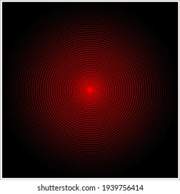 A Real Airy Disk Created By Passing A Red Laser Beam Through A Small Pinhole Aperture