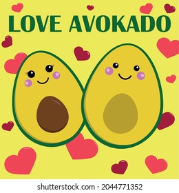 Сard for real avocado lovers.