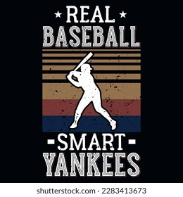 Diseño de camisetas de vintage gráfico tipográfico del béisbol real