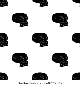 A real Belgian cheese.The dark Belgian wolf. Belgium single icon in black style vector symbol stock illustration.