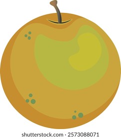 Real Brown Color Orange Vector