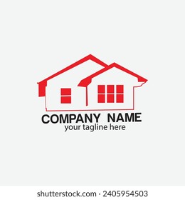 A real building logo a company logo reality apartment  for design, business, abstract vector illustration, and building logo design