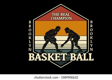 the real champion brooklyn basketball color orange cream and green