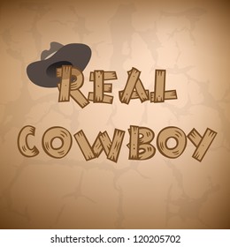 Real cowboy card