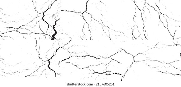 Real crack ground for abstract background or clipping mask texture. Surface fracture structure, natural cleft broken dry lining wall earthquake asphalt destruction vector cracking abstract set - Shutterstock ID 2157605251