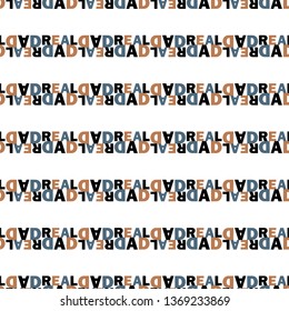 Real dad. Vector illustration of seamless pattern.