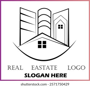 REAL EASTATEDESIGN LOGO IN VECTOR ART