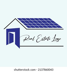 Real estare, roof, construction logo design in vector format