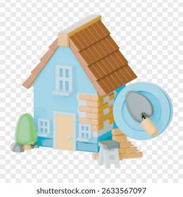 Real Estate 3D Icon  High-Quality 3D Visuals for Property, Housing  Real Estate Projects