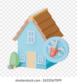 Real Estate 3D Icon  High-Quality 3D Visuals for Property, Housing  Real Estate Projects