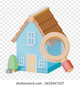 Real Estate 3D Icon  High-Quality 3D Visuals for Property, Housing  Real Estate Projects