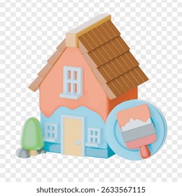 Real Estate 3D Icon  High-Quality 3D Visuals for Property, Housing  Real Estate Projects
